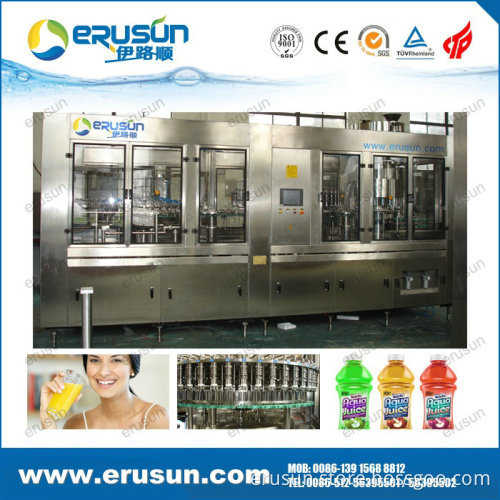 Washing, Hot Filling and Capping Monobloc Machine for 6000bottles/Hour by 1.5liter Pet Round Bottle